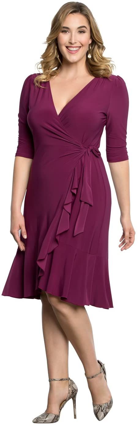 Kiyonna Women's Plus Size Whimsy Wrap Dress